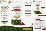 اسم المنتج: علكات الفيتامينات المتعددة (Multivitamin Gummies) – 60 قطعة